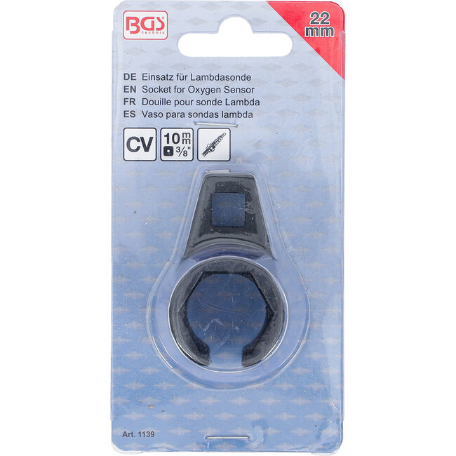 BGS Dopsleutel voor lambda-sonde 22 mm