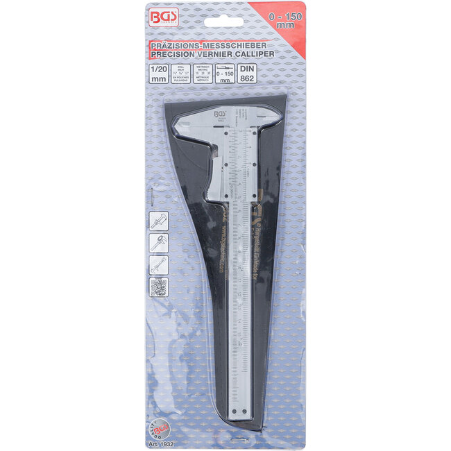 BGS Precisie schuifmaat 0 - 150 mm