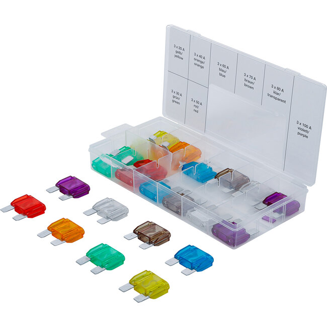 BGS Assortiment autozekeringen Maxi, 24 delig