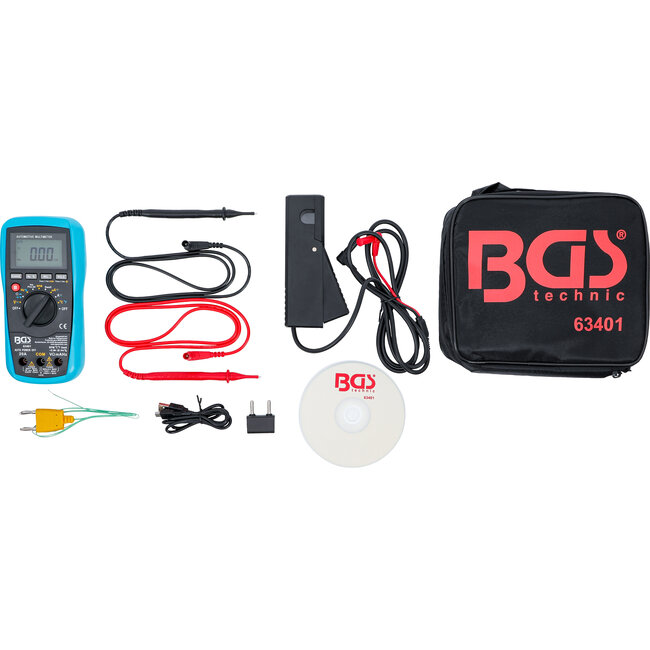 BGS Multimeter digitaal met USB-poort