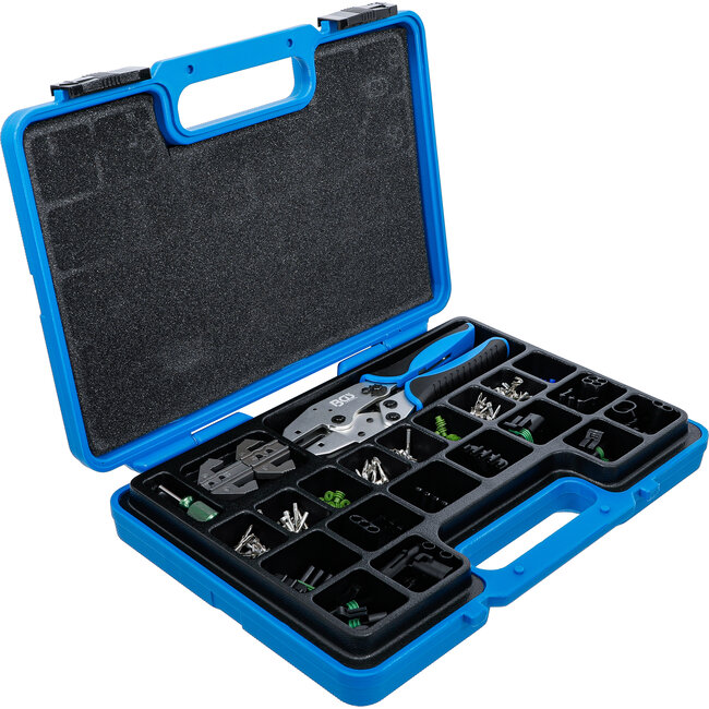 BGS Krimptangset met waterdichte steekverbinders 220 delig