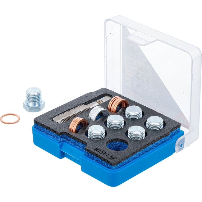 BGS Reparatieset voor olieaftap schroefdraad M15 x 1,5 mm