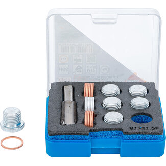 BGS technic Reparatieset voor olieaftap schroefdraad M17 x 1,5 mm