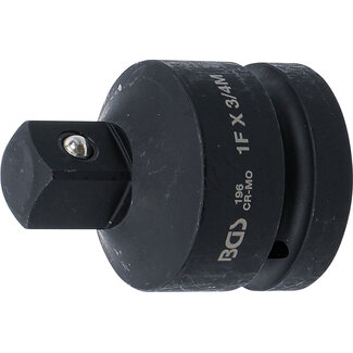 BGS technic Kracht dopsleuteladapter 1" - buitenvierkant 3/4"