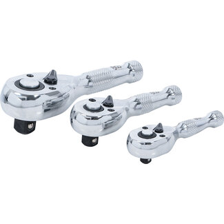 BGS Mini ratelsleutelset 1/4", 3/8" en 1/2", 3 delig