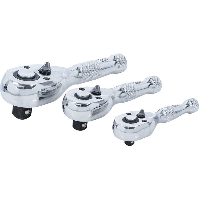 BGS Mini ratelsleutelset 1/4", 3/8" en 1/2", 3 delig
