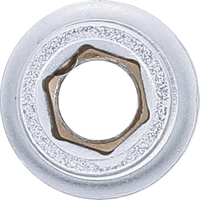 BGS Bitadapter met blokkeerkogel binnenvierkant 3/8" - binnenzeskant 5/16"