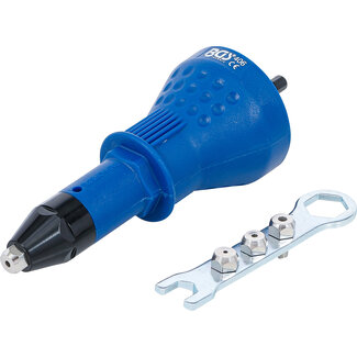 BGS technic Popnagelhulpstuk 2,4 - 3,2 - 4,0 - 4,8 mm