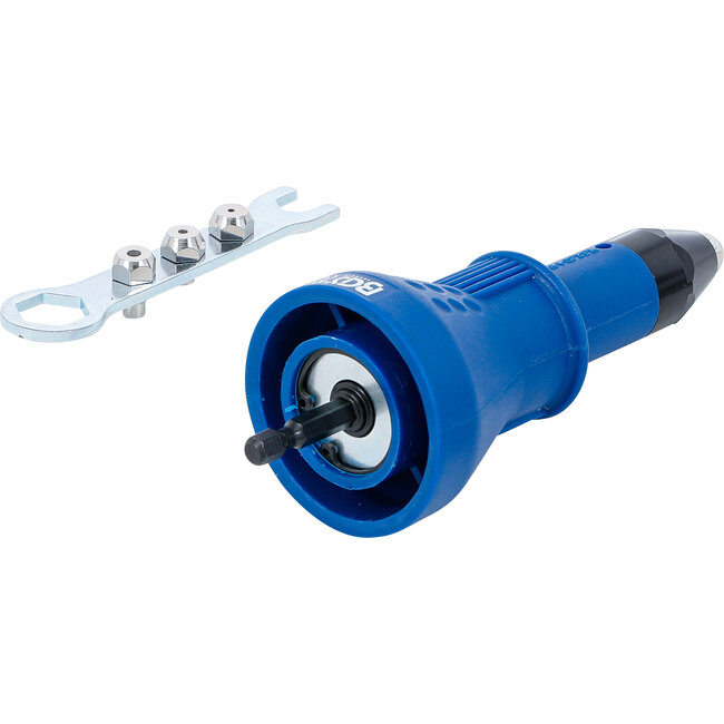 BGS Popnagelhulpstuk 2,4 - 3,2 - 4,0 - 4,8 mm