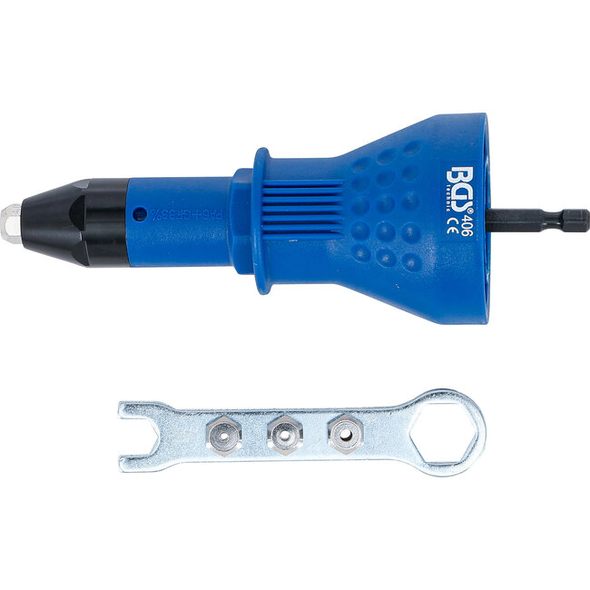 BGS Popnagelhulpstuk 2,4 - 3,2 - 4,0 - 4,8 mm