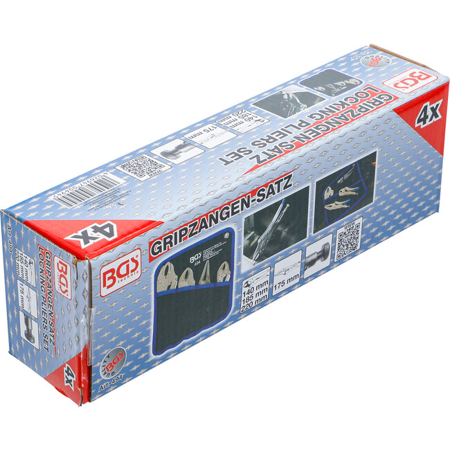 BGS Griptangset 4 delig