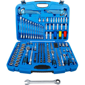 BGS technic Dopsleutelset - "Gear Lock" - 1/4", 3/8" en 1/2" - 218 delig