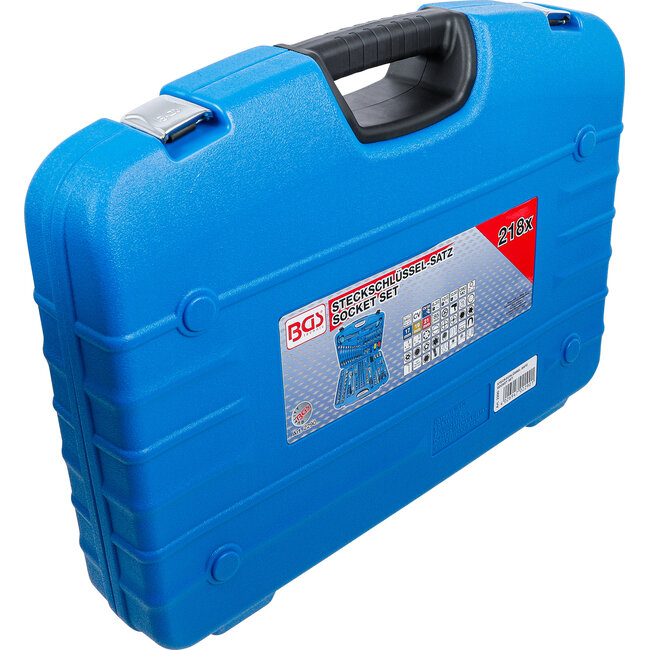 BGS Dopsleutelset - "Gear Lock" - 1/4", 3/8" en 1/2" - 218 delig
