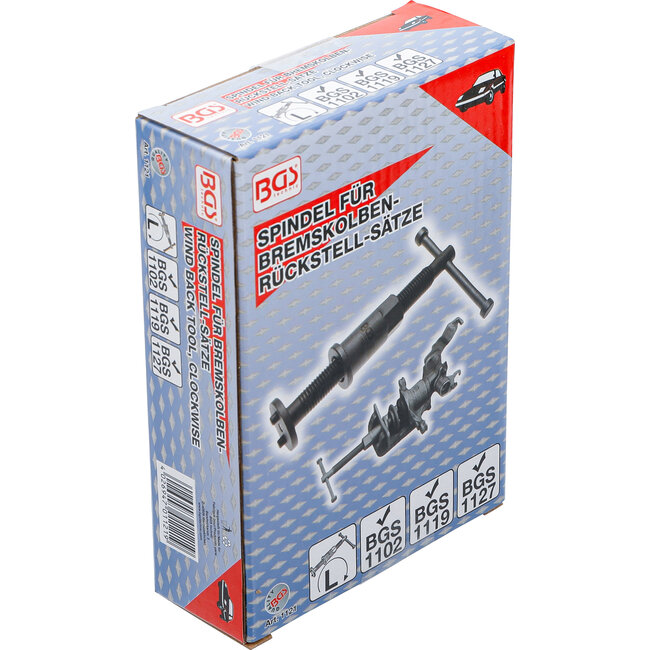BGS Spindel voor remzuigerterugstelset linksdraaiend