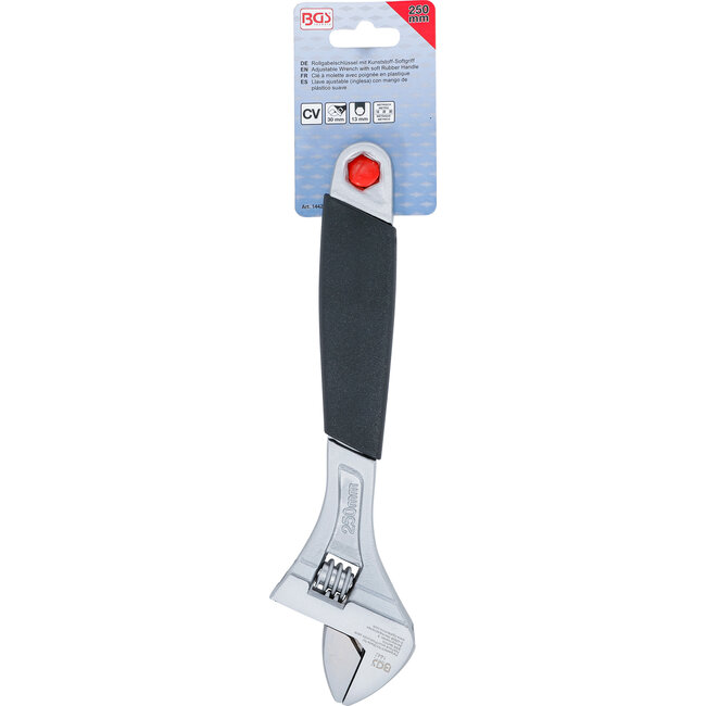 BGS Verstelbare moersleutel met kunststof greep max. 30 mm