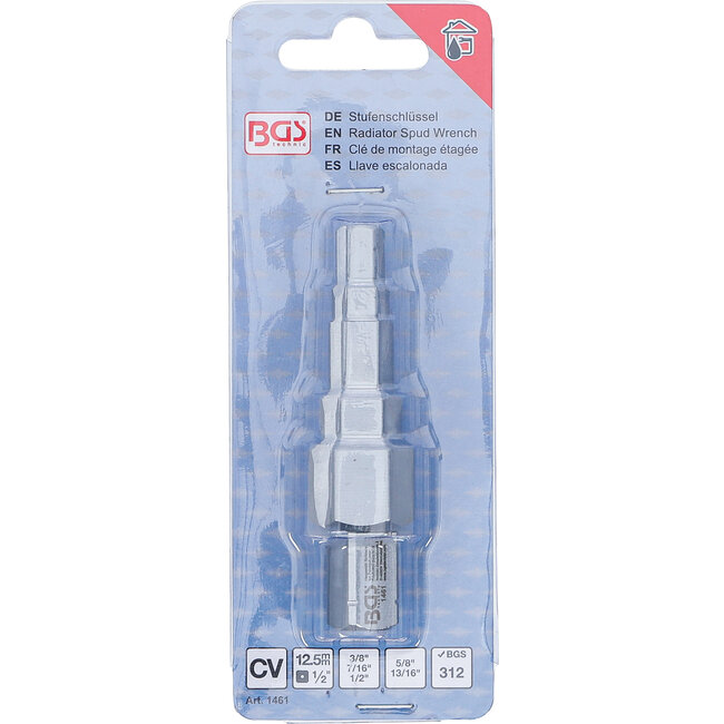 BGS Trappensleutel 1/2" 5 standen