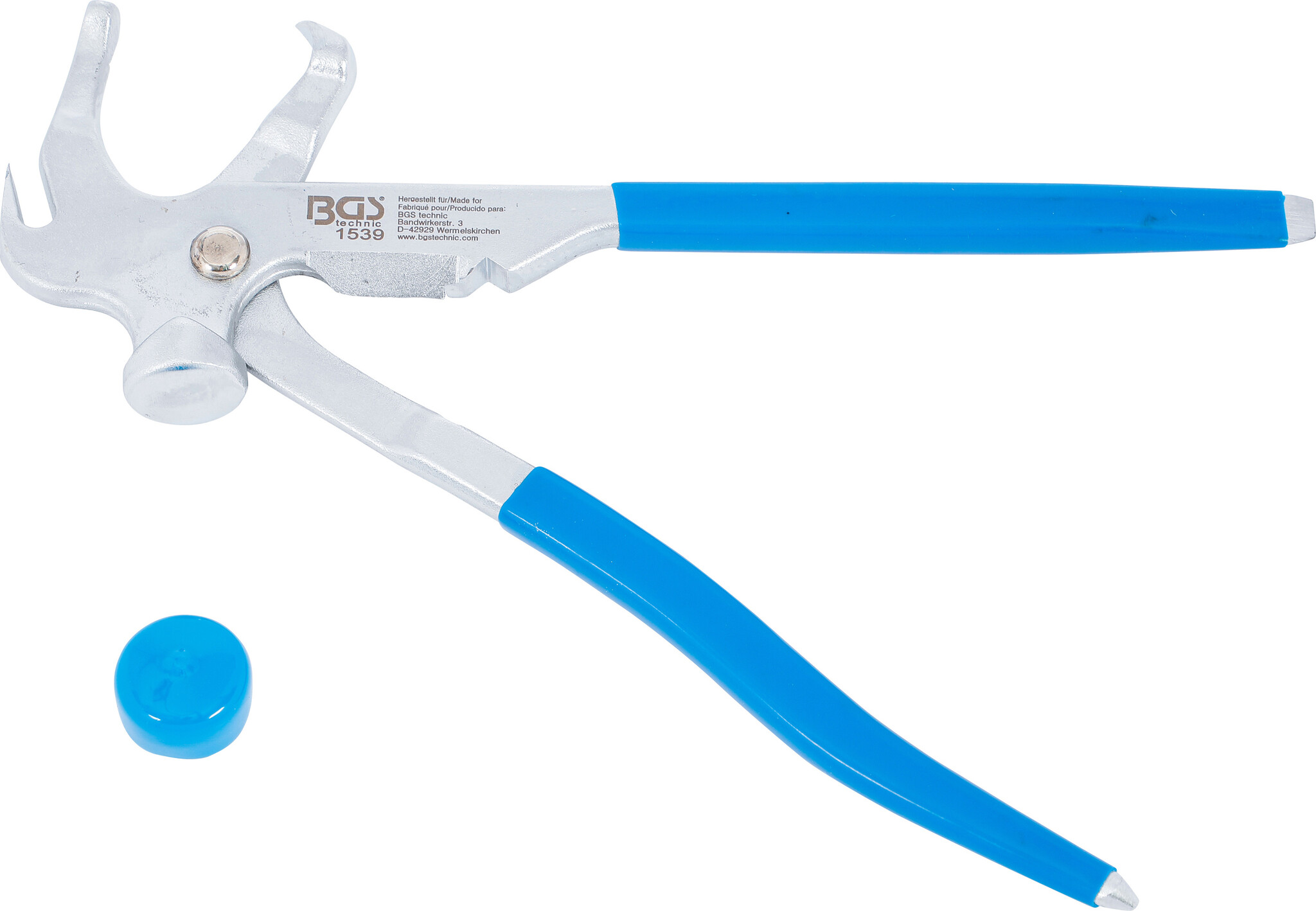 BGS Telefoontang extra lang 90° gebogen 260 mm