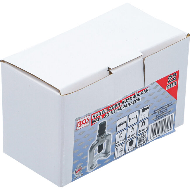 BGS Kogellager pers 22 mm