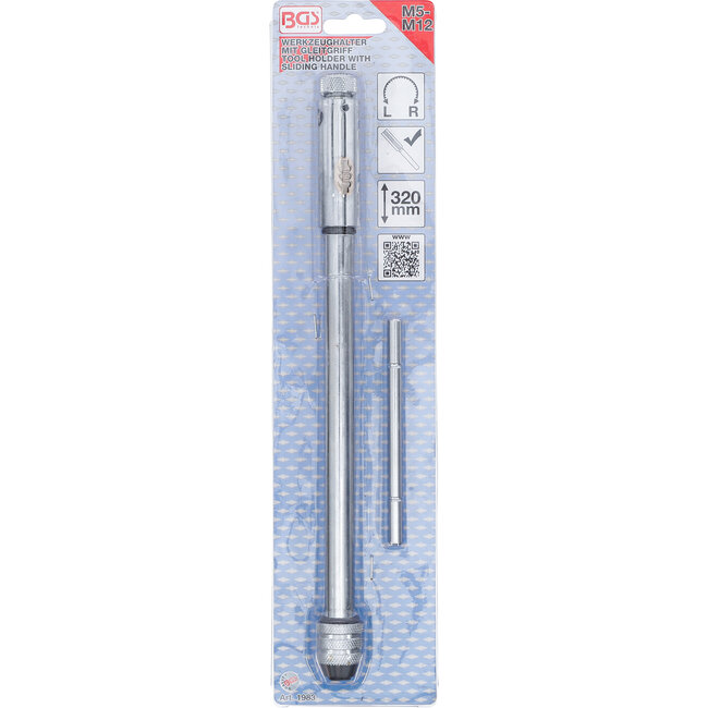 BGS Tapkruk lang met schuifgreep (M5 - M12), 320 mm