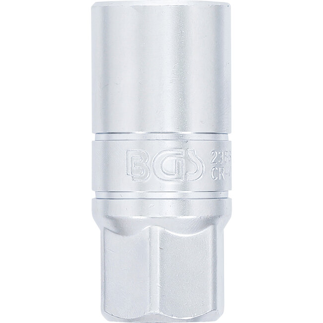 BGS Bougiedopsleutel met rubberring, twaalfkant 1/2" 21 mm