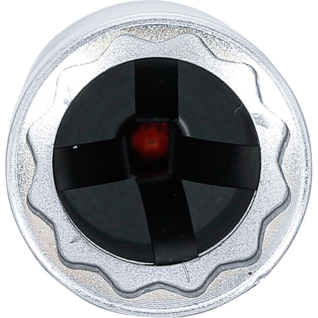 BGS Bougie kniedopsleutel twaalfkant met borgveer 3/8" 21 mm