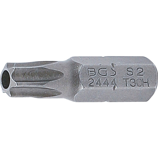 BGS Schroefbit Torx met boring T30