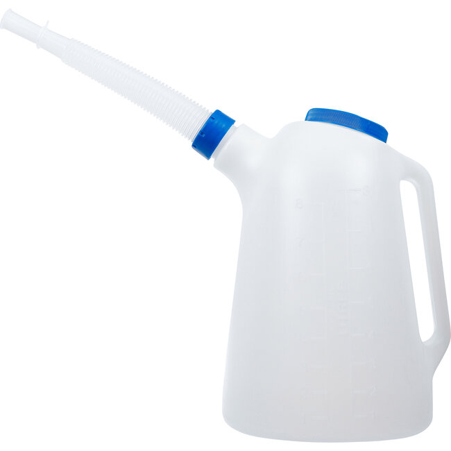 BGS Schenkkan met flexibele tuit en deksel 8 liter