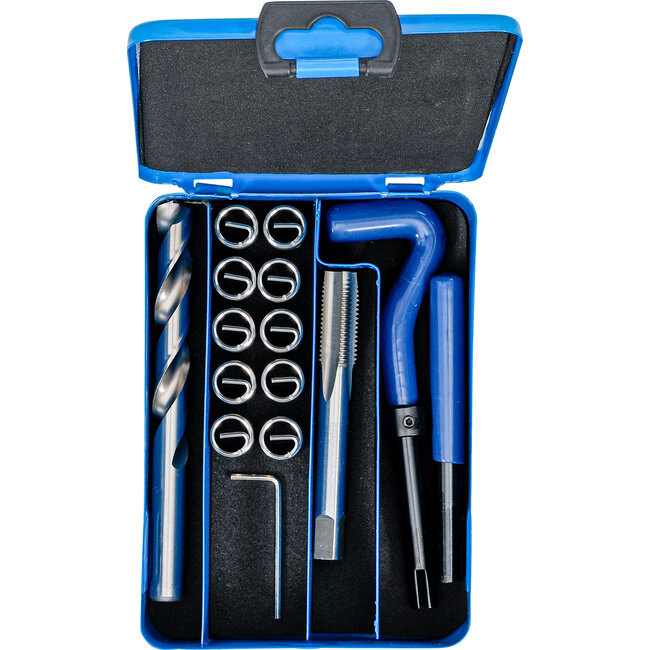 BGS Schroefdraad reparatieset M12 x 1,5 14 delig