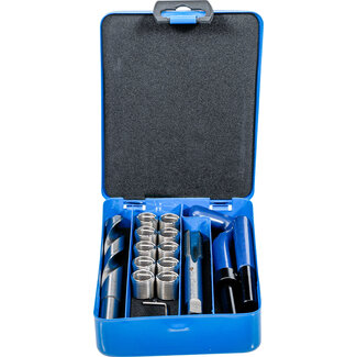 BGS technic Schroefdraad reparatieset M14 x 1,5 14 delig