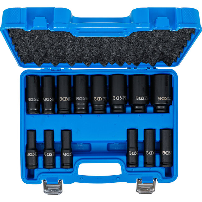 BGS Kracht doppenset zeskant 1/2" 10 - 32 mm 14 delig