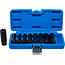 BGS Kracht doppenset E-profiel, diep 1/2" E10-E24, 9 delig