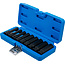 BGS Kracht doppenset E-profiel, diep 1/2" E10-E24, 9 delig