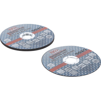 BGS technic Doorslijpschijven voor roestvrij staal Ø 125 x 1,0 x 22,2 mm 5 delig
