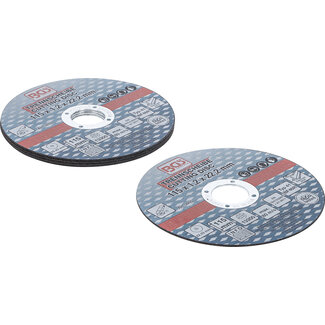 BGS technic Doorslijpschijven voor roestvrij staal Ø 115 x 1,0 x 22,2 mm 5 delig