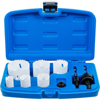 BGS technic Gatzaagset Ø 22 - 65 mm diepte 40 mm 8 delig
