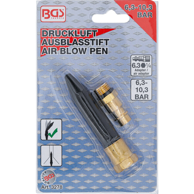 BGS Lucht blaaspijp 80 mm