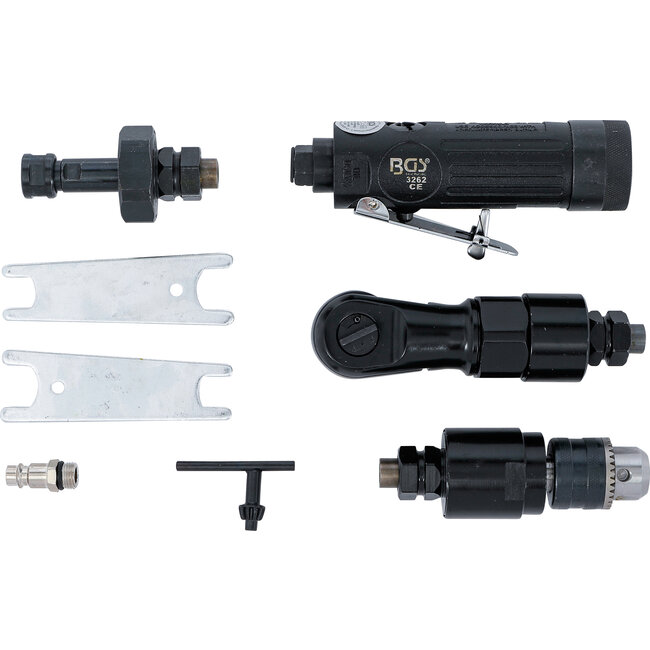 BGS Lucht multitool met 3 verwisselbare koppen