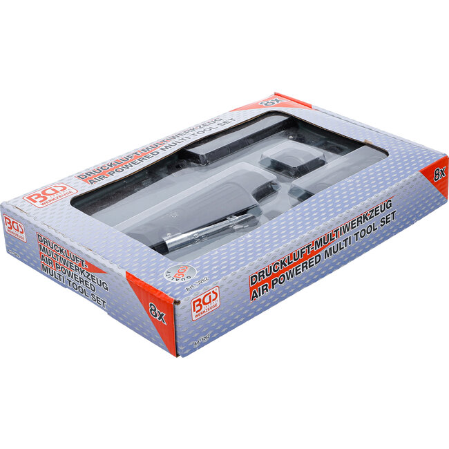 BGS Lucht multitool met 3 verwisselbare koppen