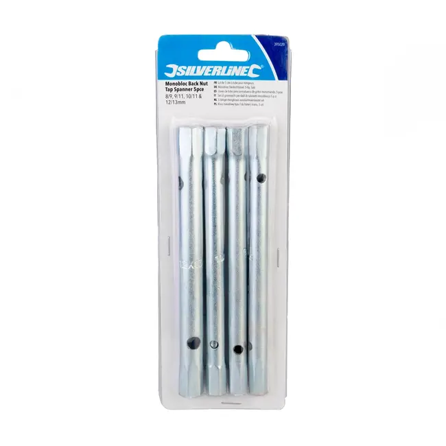 Silverline Mengkraan aansluitmoersleutel set - 8 t/m 13 mm - 5 delig