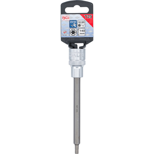 BGS Dopsleutelbit lengte 140 mm 1/2" Torx T25