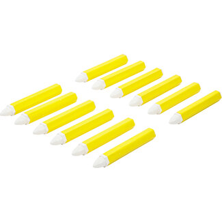 BGS technic Vetkrijtstift wit 12 stuks