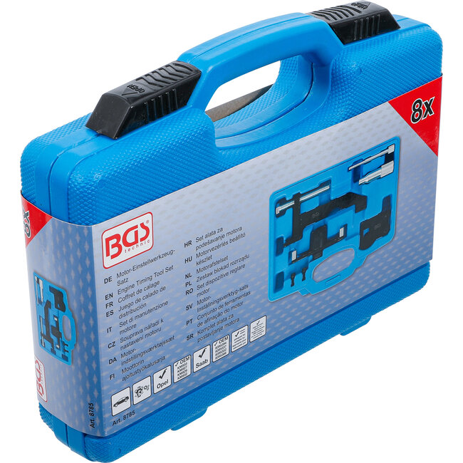 BGS Motorafstelset voor Opel, GM 2.0, 2.2 Ecotec diesel