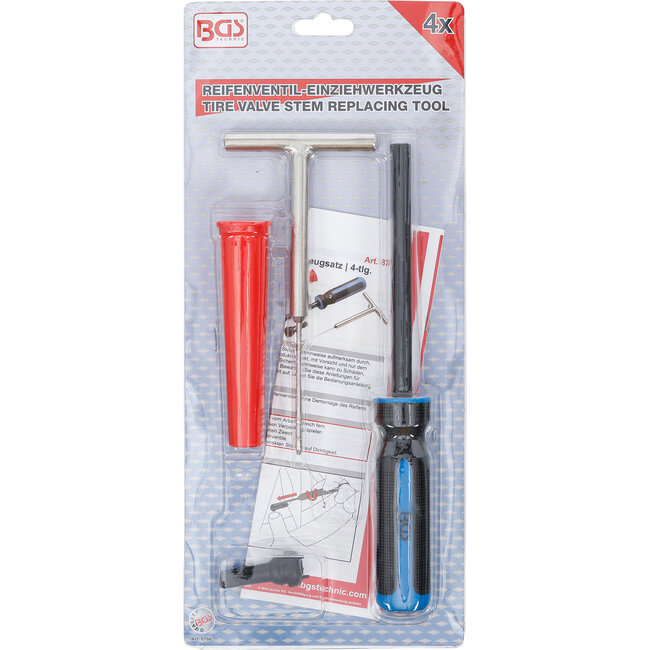 BGS Bandenventielsleutel 4 delig