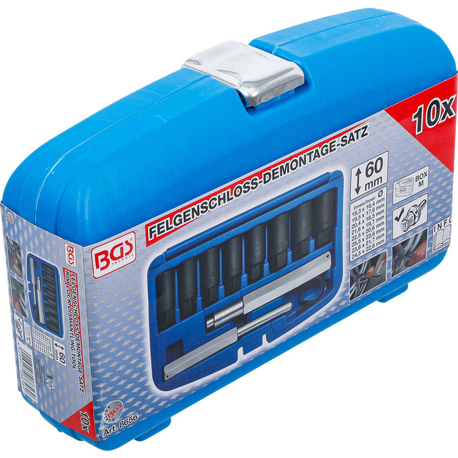 BGS Velgenslot demontageset 10 delig