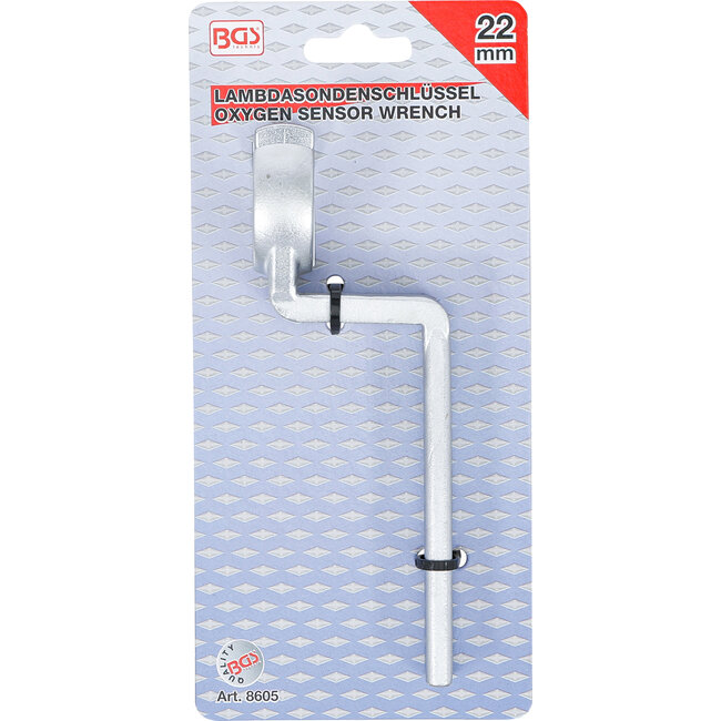 BGS Speciale ringsleutel voor lambda-sonden, open 22 mm