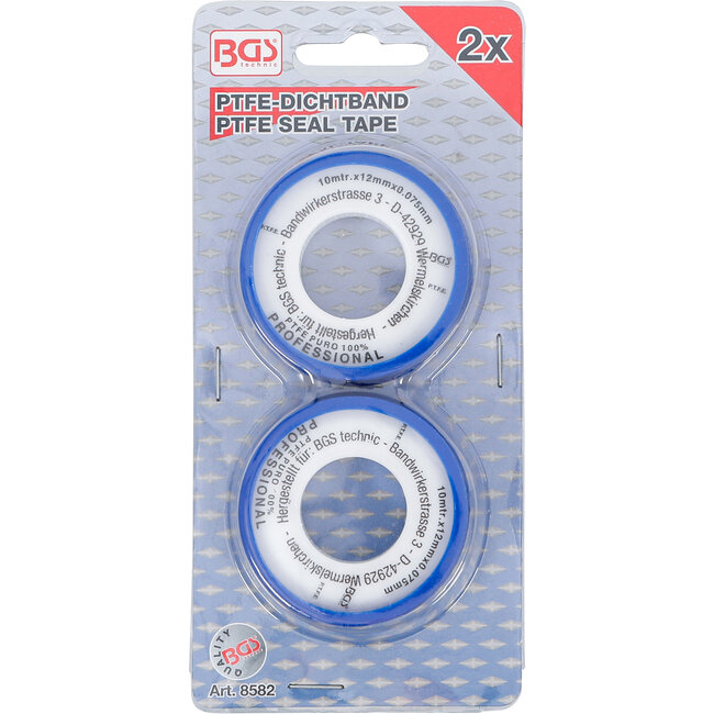 BGS PTFE afdichtband 10 meter 2 delig
