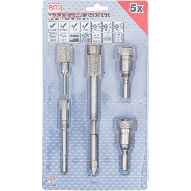 BGS Motorafstelset voor Fiat Ducato, Peugeot Boxer, Citroën Jumper 2.3 D JTD, 3.0 JTD, HDi