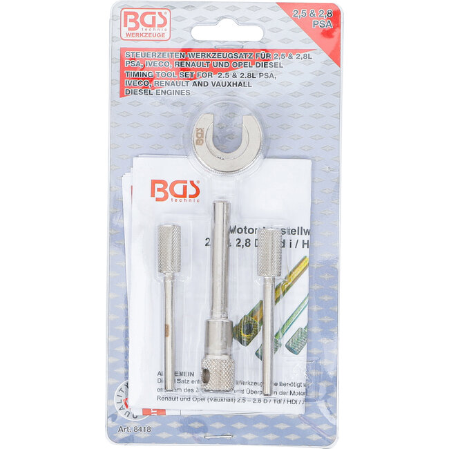 BGS Motorafstelset voor PSA 2.5, 2.8 l diesel