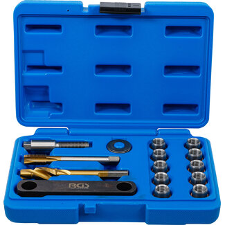 BGS technic Reparatieset voor remschroefdraad voor VAG M12 x 1,5 mm 15 delig