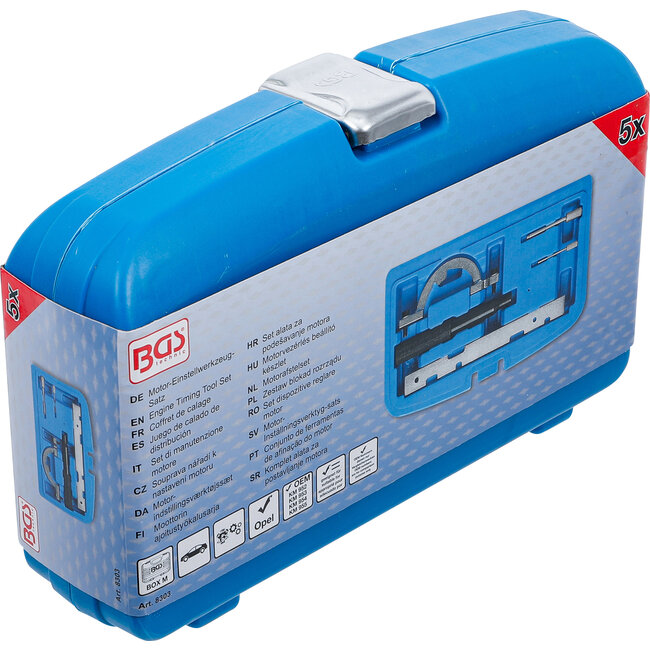 BGS Motorafstelset voor Opel 1.0, 1.2, 1.4